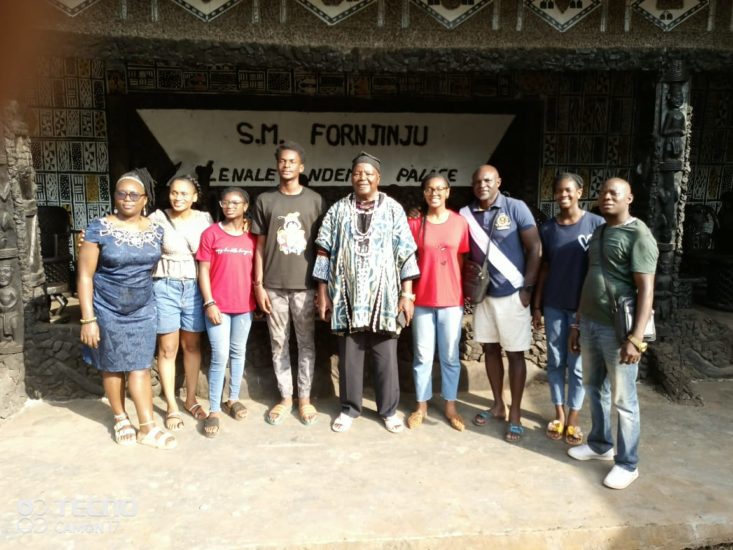 HRH Fornjinju attending the Cameroon International Tourism Fair in Limbe: 6 Nov 2023